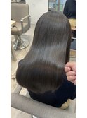 髪質改善×シフォングレージュ艶髪