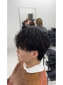 緩め波巻きパーマ 本厚木美容室 メンズパーマ