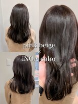 セレスト 福岡天神店(CELESTE)&nbsp;＊ピンクベージュ×美髪質感のイノアカラー＊