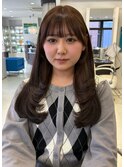 __レイヤーカット__ロングレイヤー__顔まわりカット__韓国ヘア__