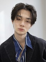 ロンドアンメゾン 原宿(Lond un Maison.) men's/顔周り/ニュアンスパーマ/黒染め/韓国/ダウンパーマ0320