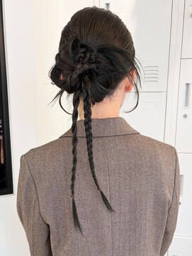 レシピ ラ クレア(recipe la couleur) お呼ばれhair set＊