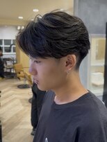 レイズ 名古屋駅(RAYS) 毛流れニュアンスフェザーパーマセンターパート h