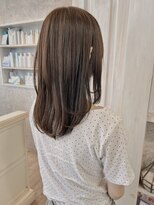 キャアリー(Caary)&nbsp;福山美容室Caaryブリーチなし髪質改善グレージュイルミナカラー
