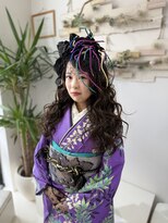 ヘアセットサロンエッジ(Edge)&nbsp;お振袖でふわふわダウンスタイル