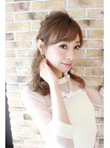 【ALLURE】大人セクシーハーフアップ×こなれヘア