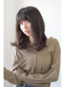 ソイクフ(SOY KUFU) 大人可愛い20代30代40代イメチェン似合わせカットフルバング