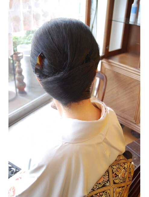 和装 髪型 着付 アップスタイル Bell桜新町 用賀 L ベル Bell のヘアカタログ ホットペッパービューティー