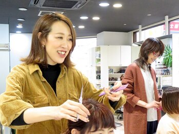 ヘアーラボ アズール(HAIR LABO AZUL)の写真/再現性が高いデザインカット¥3400!女性だからこそのアドバイス・提案で理想のスタイルを叶えます!【亀有】 