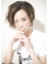 ユアーズ ヘアー 新宿EAST(youres hair)&nbsp;大人かわいい　前下がりショート　小顔ショート