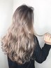 【外国人風透明感ダブルカラー】　全頭ブリーチ＆外国人風カラー￥15,900