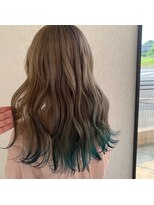 シャルム(Charme) 裾カラーグリーン