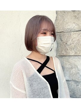 シェミール(CHEMIR) 愛され小顔ボブ×柔らかグレージュ【四日市】