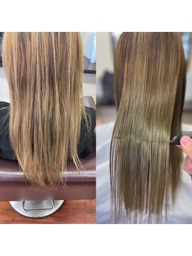 アローズ 玉名店(arose) ２０～40代髪質改善艶感ナチュラルオリーブアッシュ