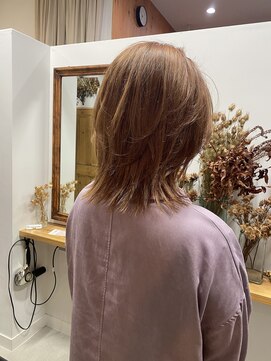 イング(ing) creamy brown × layer