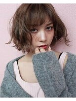 ボタニウムドットアン バイ アールサロン(BOTANIUM.An by Rr SALON)&nbsp;【BOTANIUM.An】ウェットボブ×ヌーディーアッシュ