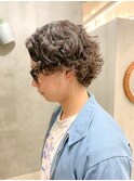 メンズミディアム、ウルフパーマ、スパイラルパーマ