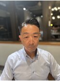 外国人風大人七三フェード