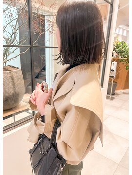 ルエ(rue) お洒落切りっぱなしボブ20代30代40代