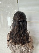 エルバイラビス 大宮(elu by lovis)&nbsp;《Ami》ゆるふわハーフアップ/結婚式ヘア/大宮/フルバンク