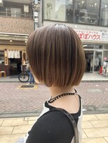 アース 高円寺店(HAIR & MAKE EARTH)&nbsp;プツっとショートボブ！ 【@mppp_32485】