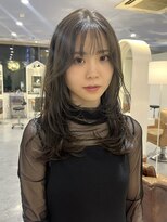 ギグス 栄店(gigs)&nbsp;レイヤーカット＋オリーブベージュカラー