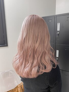 ペレ 栄店(PELE) デザインカラー/レイヤーカット/ウェットヘア/オリーブベージュ