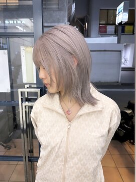 ニコ トウキョウ 渋谷(nico TOKYO) ホワイトベージュ/髪質改善/ダブルカラー/ケアブリーチ/ウルフ