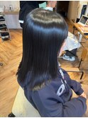 つるんとした指通りの髪質改善TR＋ストレート/縮毛矯正