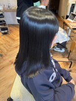 ヘアーショップ エヌアンドエー 越谷店(hair shop N&A)&nbsp;つるんとした指通りの髪質改善TR＋ストレート/縮毛矯正