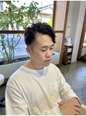 ダンディかき上げバング