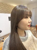 プティアミ(petite amie)&nbsp;オリーブベージュ×サイドバング