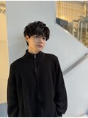 シャドウパーマ　新宿　メンズパーマ