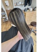 白髪ぼかしハイライト★