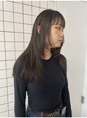 ブリーチなしオリーブカラー