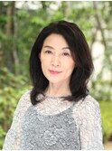 【fufu】大人の黒髪×好印象ミディアム