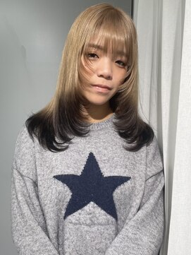 スウィープ(sweep) ハイトーン/ミルクティー/デザインカラー/レイヤー