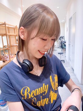 セイドット オモテサンドウ(Say. omotesando) Say.ボブミルクティーベージュシルキーベージュことりベージュ