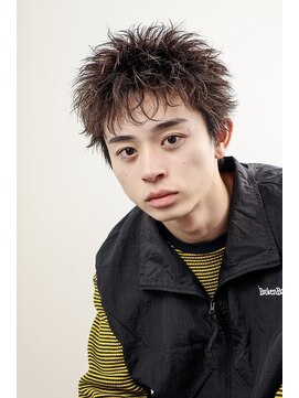 オーシャントーキョー 原宿(OCEAN TOKYO) アップバングメンズツイストスパイラルパーマツーブロック