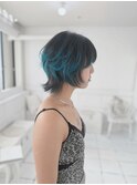 【NeF】ブルー&ブラック ウルフレイヤー&ルーツカラー