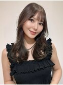 韓国ヘアくびれヘアヨシンモリ顔周りレイヤー20代30代40代
