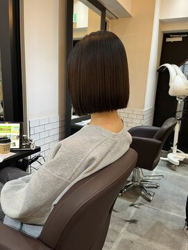 サロンドミルク 溝の口店(salon de MiLK) 10代20代30代/ボブ/切りっぱなし/髪質改善ストレート［溝の口］