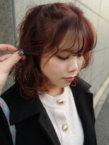 ピア ヤクイン(Pia Yakuin)&nbsp;レイヤーカット/パーマ/ブリーチなしカラー/福岡