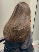 ハーパーズ 渋谷(harpers)&nbsp;オリーブベージュレイヤーカットロング