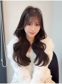 20代30代大人可愛いレイヤーカット前髪カット縮毛矯正