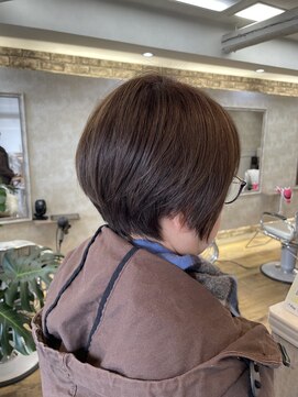 ヘアアンドメイク アリス(hair&make ALICE produce by COLT) ショート　グレージュ