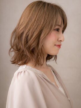 モッズヘア 越谷(mod's hair) ミディアムレイヤーカット小顔ウルフクラゲヘアーX越谷20代30代