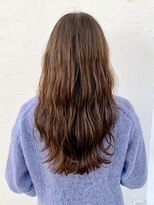 シキサロン 仙台(siki.salon)&nbsp;仙台/髪質改善/ナチュラルブラウン×ゆるふわバタフライカット