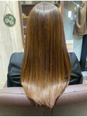 透明感カラー×ロング