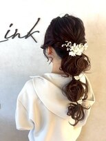 リンク(Link)&nbsp;ポニーアレンジ/アップアレンジ/結婚式/ヘアセット